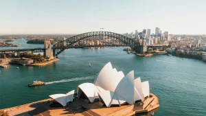 L’opéra et le port de Sydney